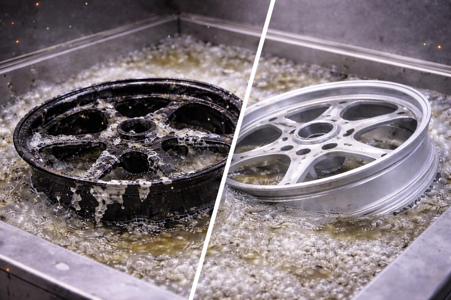 Abbeizen / Entschichten– Ergebnis