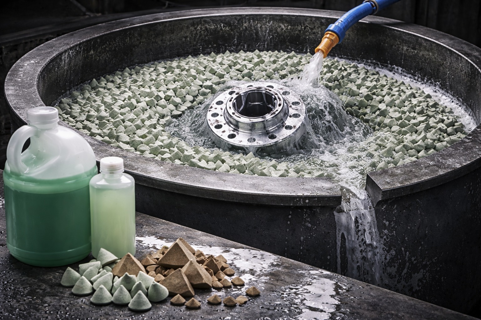 Gleitschleifen (Trovalisieren)– Prozessdetail