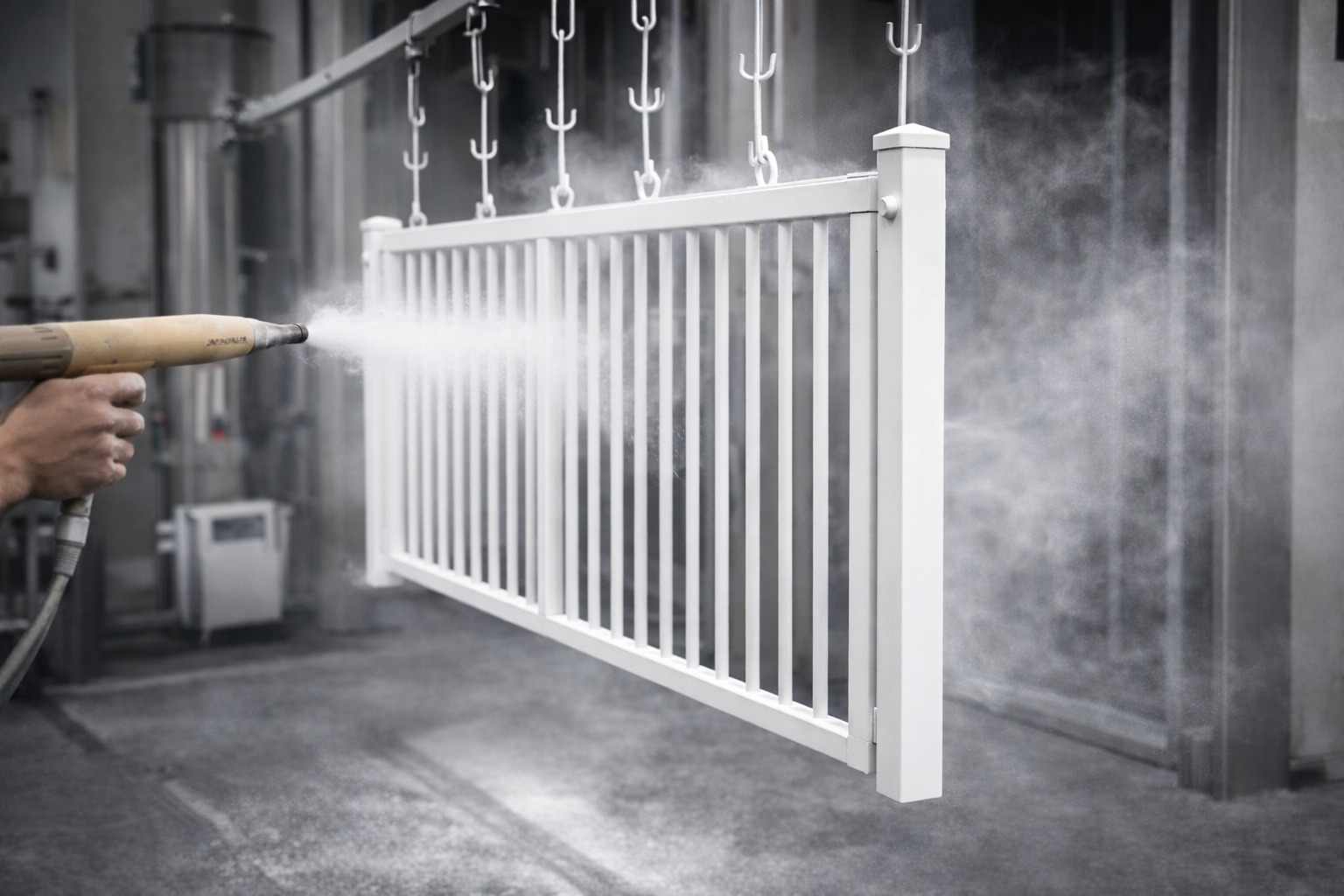 Pulverbeschichtung – Detail